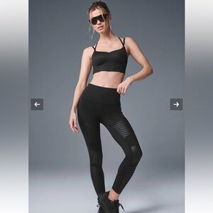 Alo 7/8 High-Waist Moto Legging MSRP $128